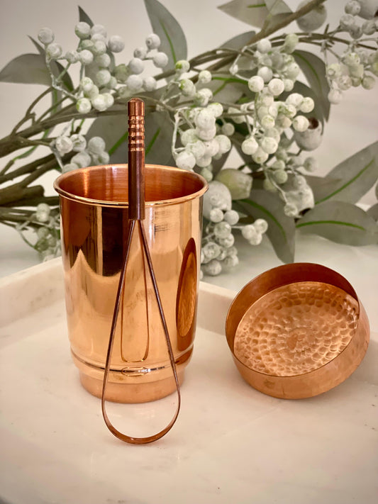 Copper Oral Care Set