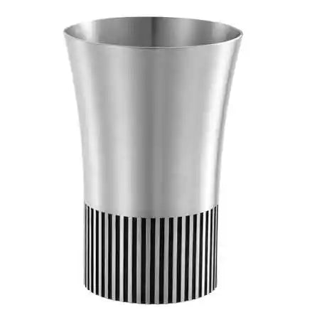 Pewter Ribbed Tumbler set of 2