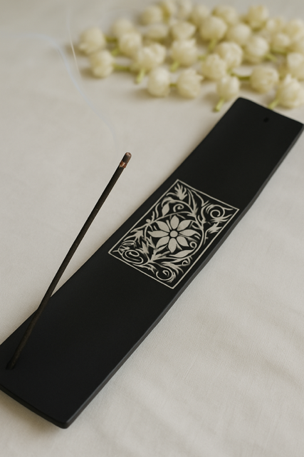 Handcrafted Bidri Art Incense Stick Holder
