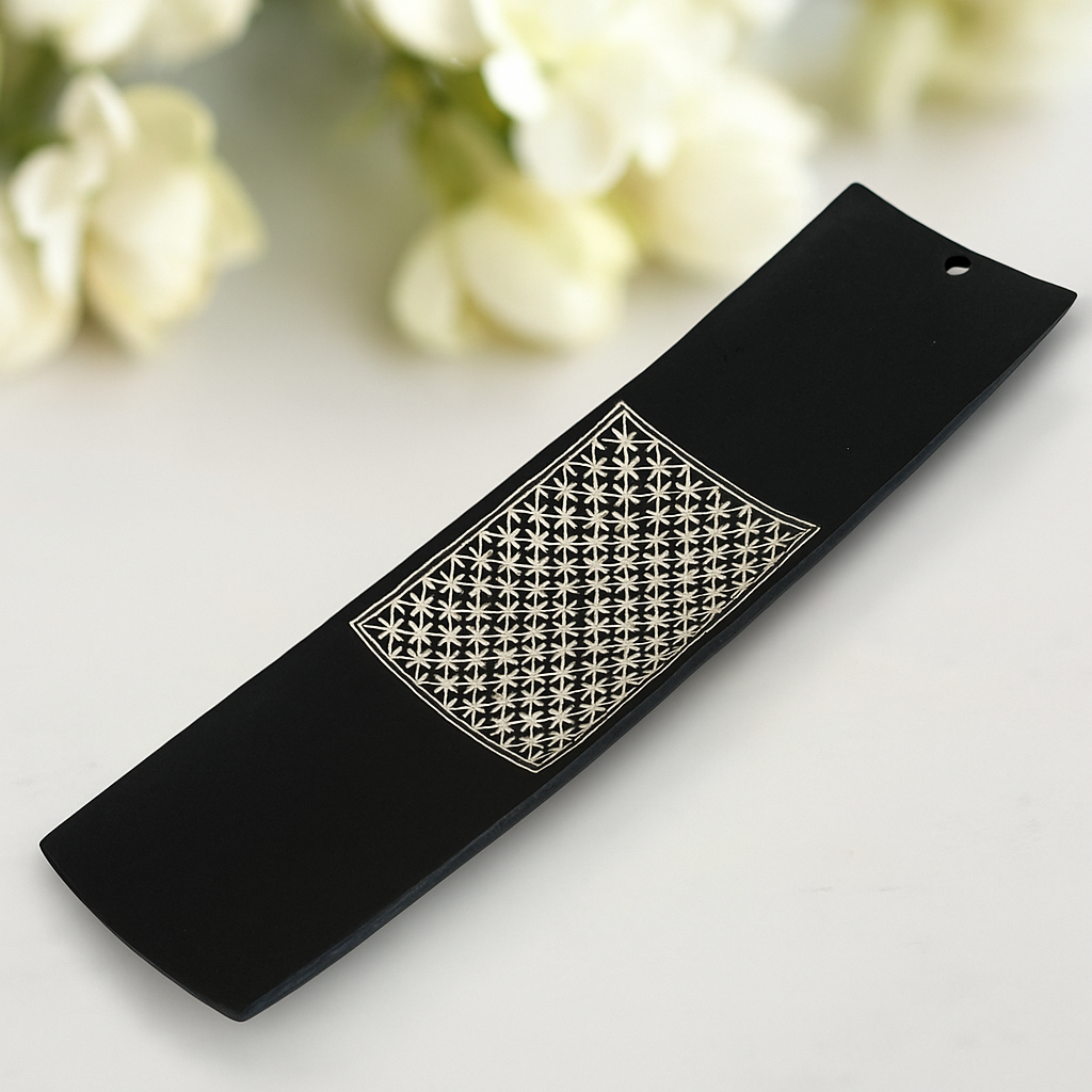 Handcrafted Bidri Art Incense Stick Holder