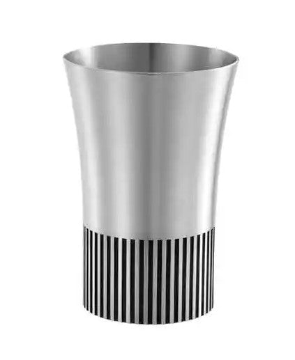 Pewter Ribbed Tumbler set of 2